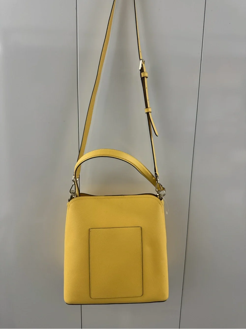 kate spade Yellow Pebbled Leather Shoulder Bag